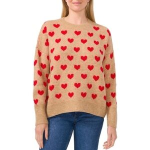 NWT Vince Camuto Heart Sweater